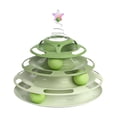 thumbnail image 1 of YIEMEEN Cat Toy Ball Tower and Track Interactive Toy 3 Level Turntable with 3pcs Ball, 1 of 10