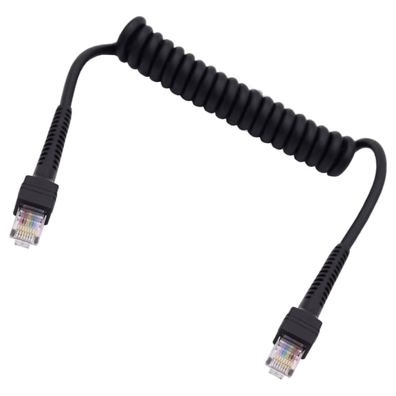 YIEMEEN Cat6 8 Cored Spring Coiled Ethernet Cable Gigabit Speed Networking Wire for CCTV