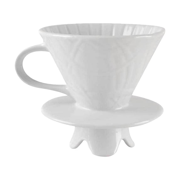 YIEMEEN Ceramic Coffee Dripper Precise Flows Control Easy Cleaning Coffee Brewing Tool