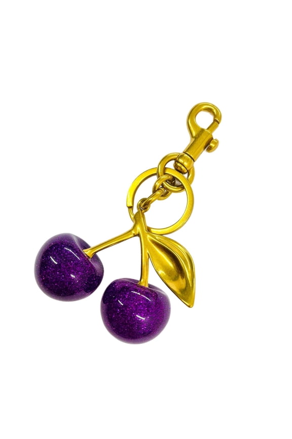 YIEMEEN Cherrys Sturdy Alloy Keychain Fashion Accessory for Purse or Handbag Use