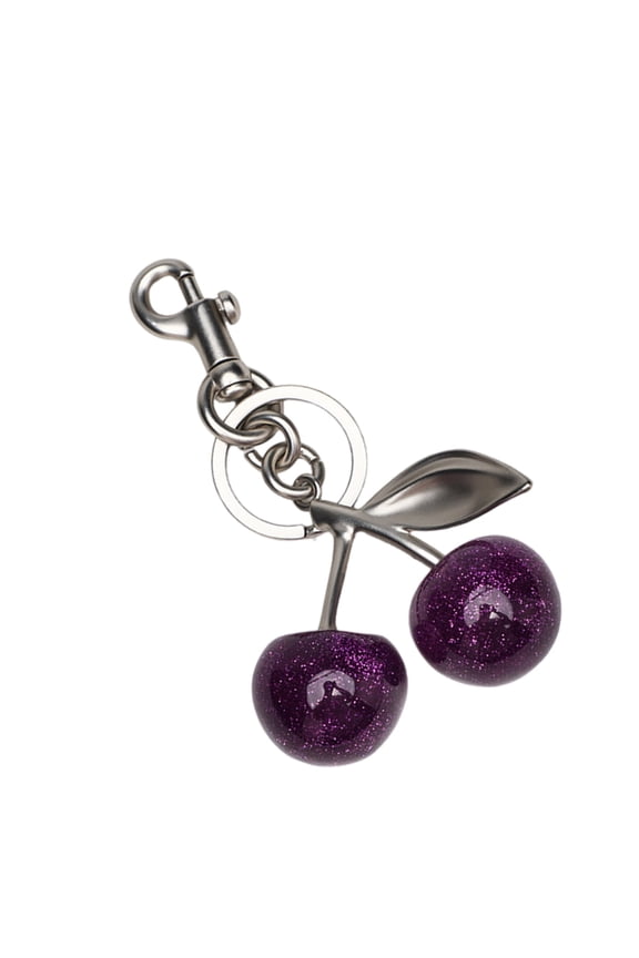 YIEMEEN Cherrys Sturdy Alloy Keychain Fashion Accessory for Purse or Handbag Use