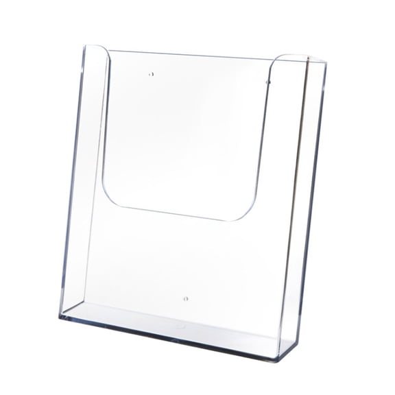 YIEMEEN Clear Acrylic Wall Mounted File Holder Space Saving Wall Hanging Document Organiser File Display Rack For School Office