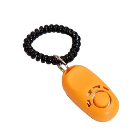 YIEMEEN Compacted Plastic Clickers for Pet Dogs Ancillary Stretch Wristband Dogs Trainer Cats Sound Keychains Training Tool