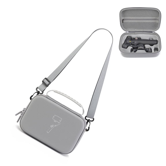 YIEMEEN Compactly Storage Bag for OM7/OM7P/OM8 Gimbals Stabilizers Case Pouch with Multiple Compartments Mesh Pockets for Accessory