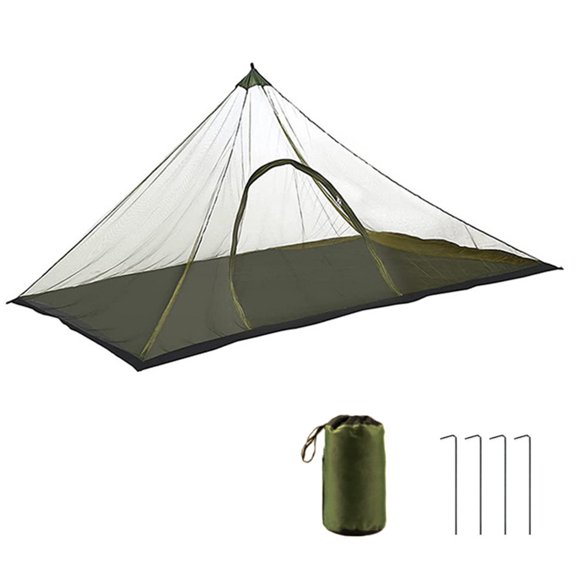 YIEMEEN Compacts Outdoor Mosquitoes Net Durability Folding Triangular Mosquitoes Net for Outdoor Camping Hiking Backpacking
