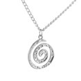 thumbnail image 1 of YIEMEEN Contemporary Adjustable Necklace Eye Catching Spirals Circles Necklace Jewelry Elegant Pendant Neck Chain Ornament, 1 of 11