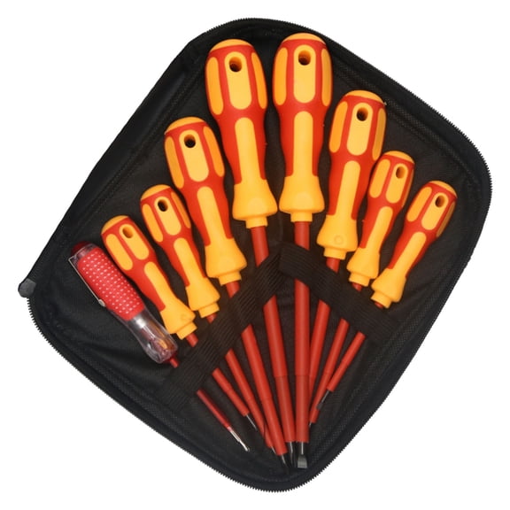 YIEMEEN Convenient 9 Tool Magnetic Screwdriver Set Ideal For Electronics And Appliances