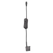 YIEMEEN Convenient Fan Power Adapter DC5.5x2.1mm to 4Pin for Molex PC Fan Power Adapter Cable with Switching Button PC Case Fans