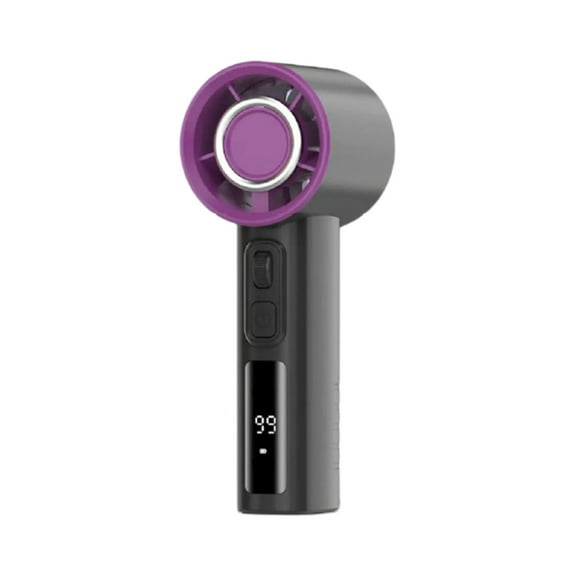 YIEMEEN Cooling Fan Quiet Powerful Fan Large Battery ABS Texture for Outdoor Travel