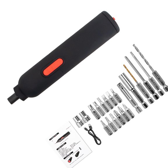 YIEMEEN Cordless Screwdriver 1300mAh Small Electric Drill Automatic Screwdriver Rechargeable for Furniture Gaming PC Desktop