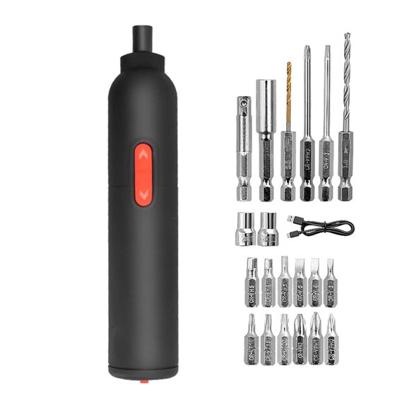 YIEMEEN Cordless Screwdriver Kit 230rpm Speed And 3N m Torqued For DIY Projects