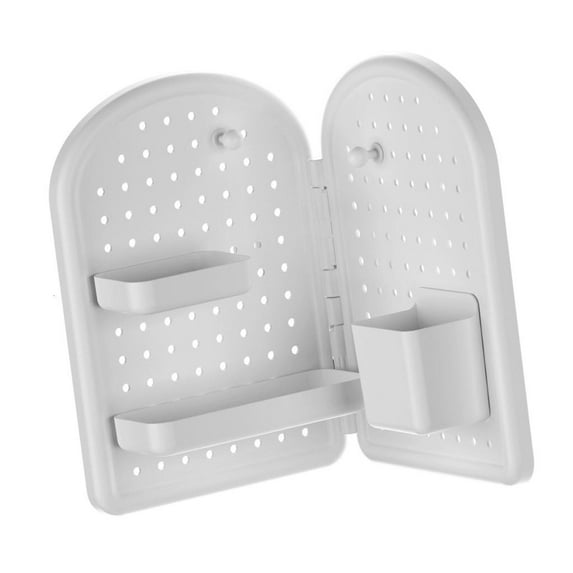 YIEMEEN Corner Pegboard Shelf Wall Mounted Organizers For Space Saving