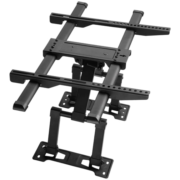 YIEMEEN Corner TV Bracket For 37-70 Inch TVs Rotating Rotation Mechanism Powder Coated Construction Space Saving Solution