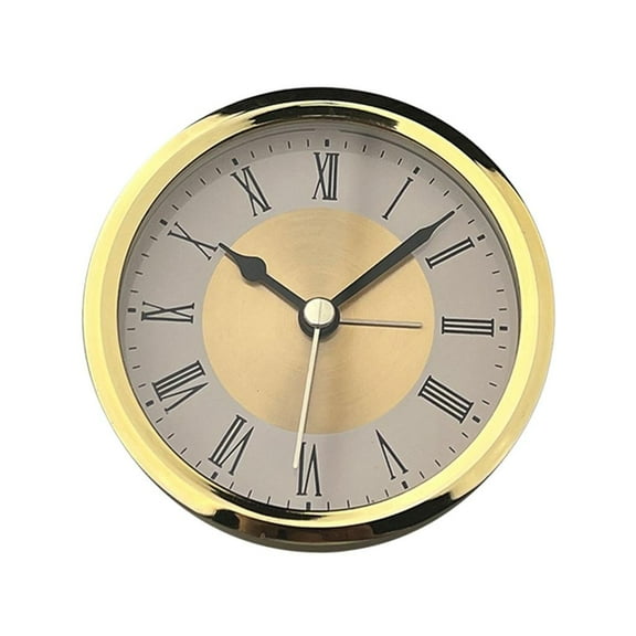 YIEMEEN Craft Miniature Alarm Clock Insert 89mm Diameter Roman Numerals Watch Insert
