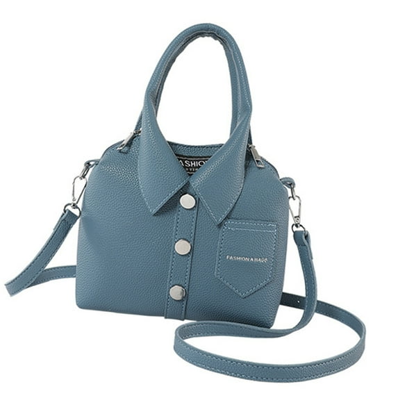 YIEMEEN Crossbody Bag for Women Fashion PU Funny Shirt Shape Shoulder Purse Top Handle Handbag with Adjustable Strap