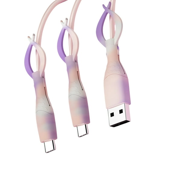 YIEMEEN Cute Animal Shape Charger Cable Protectors Silicone Cord Organizers For Phone