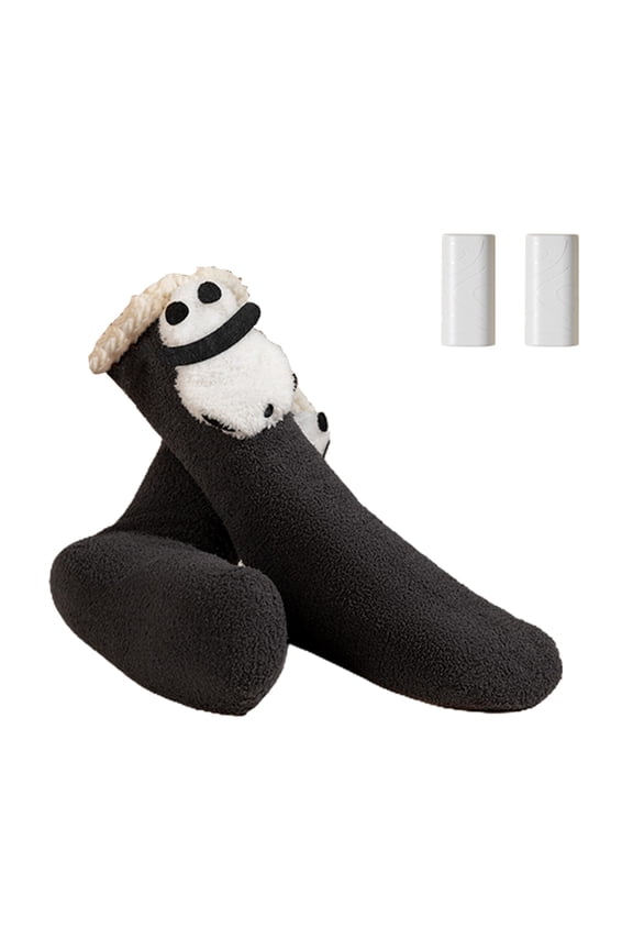 YIEMEEN Cute Electric Heated Cotton Socks Winter Foot Warmer Warming Sock 3 Gear Adjustable Heating Socks for Men Women