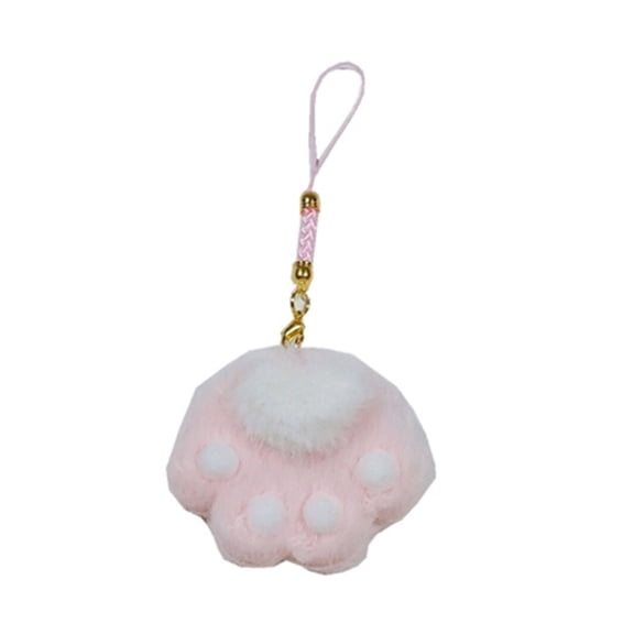 YIEMEEN Cute Felt Cat Paws Pendant Phone Charm Chain Strap Bag Decoration Lanyard