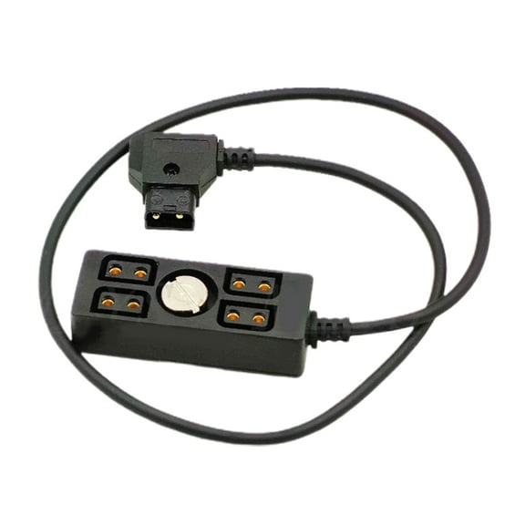 YIEMEEN D-tap Splitter Cable D-tap Male to 4 Port Female D-Tap Hub Adapter Accessory