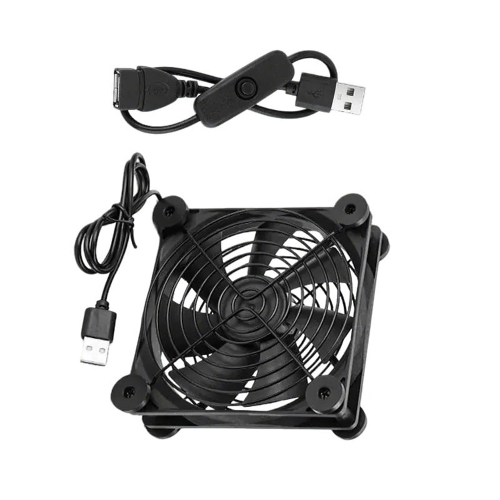YIEMEEN DC5V USB Cooling Fan 120mm with Switches for Home Office ...