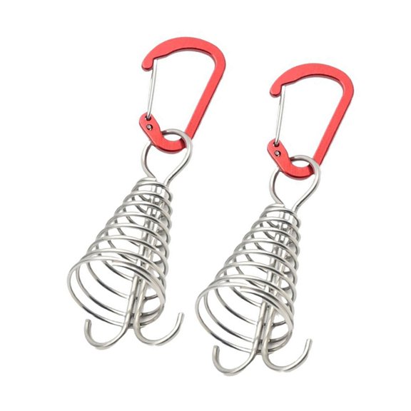 YIEMEEN Deck Anchors Peg with Spring Buckle Octopuses Tent Stakes Easy to Install