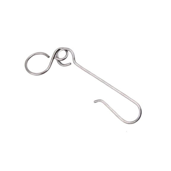 YIEMEEN Decorative Hook Weather Resistant Iron Hanging Hook Strong Stainless Steel Hook for Soldering and Brazing