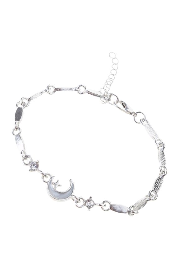 YIEMEEN Delicate Crystal Star Comfortable Bracelet For Sensitive Skin Day Night Styling