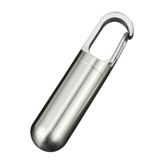 YIEMEEN Delicate Metal Medicine Bottle IPX8 Waterproof Secure Twist Lock Design for Travel