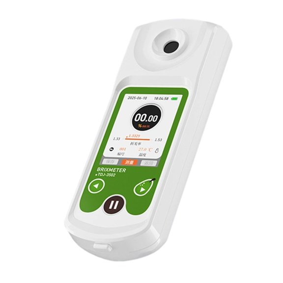 YIEMEEN Digital Bx Meter 0-35% Scale Digital Sugar Content Analyser For Accurate Fruit Sweetness Testing And Backlit Display