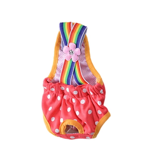 YIEMEEN Dog Diaper Shorts Sanitary Pantie Female Dogs Adjust Suspender Diaper Panties Period Briefs Dog Physiological Shorts