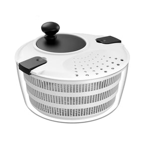 YIEMEEN Double Chamber Turn Dryer Hand Operated 4L Capacity Kitchen Tool For Vegetables Fruits