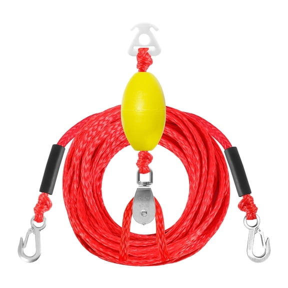 YIEMEEN Double Hook Pull Rope 24Ft Towing Cord Pull Rope With Buoyancy Aid For Surfing
