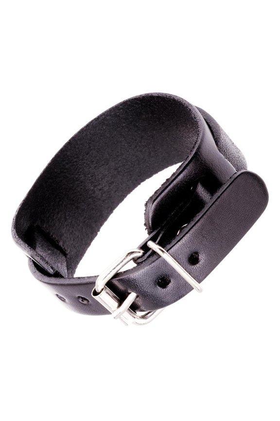 YIEMEEN Double Layer Buckled Leather Bracelet Adjustable Unisex Punk Fashion Accessory