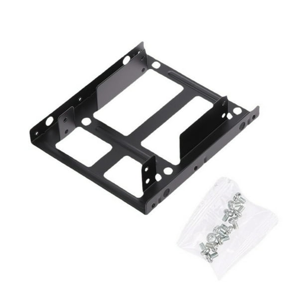 YIEMEEN Double Layer SSD/HDDs Metal Mounting Bracket kit Convert 2.5 HDDs/SSD to 3.5inch