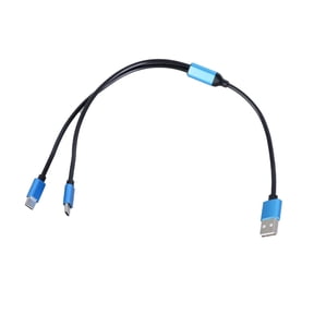 YIEMEEN Double Type C Splitter Cable USB A To Type C Extension For Charging Two Devices