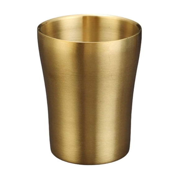YIEMEEN Double Wall 304Stainless Steel Cups Stackable Insulated Glasses Metal Drinking Mugs Perfect for Camping BBQ and Parties