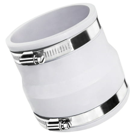 YIEMEEN Duct Adapter Round to Oval Laundry Dryer Vent Connector Steel Clamp Connector