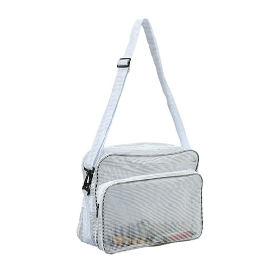 YIEMEEN Durable Engineer Bag Large Capacity Clear PVC Bags Shoulder Pouch for Men