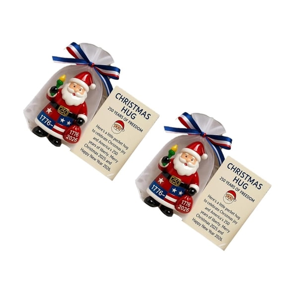 YIEMEEN Efficient Santa Hugging Tree Decoration User Friendly Festival Season Essential