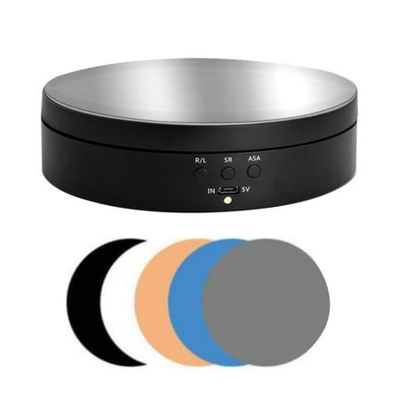 YIEMEEN Electric Rotating Display Stand Shop Round Display Turntable 3 Speeds Adjustable