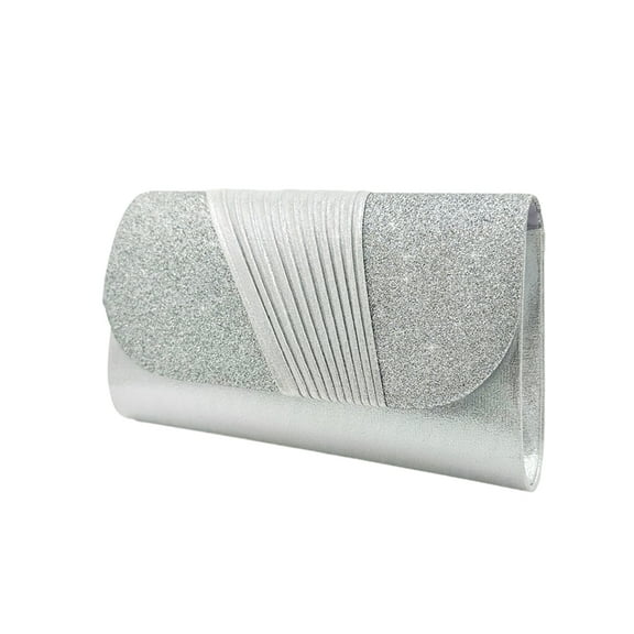 YIEMEEN Elegant Evening Clutch Purse Pleated Flip Handbag Women Formal Party Clutch Bags