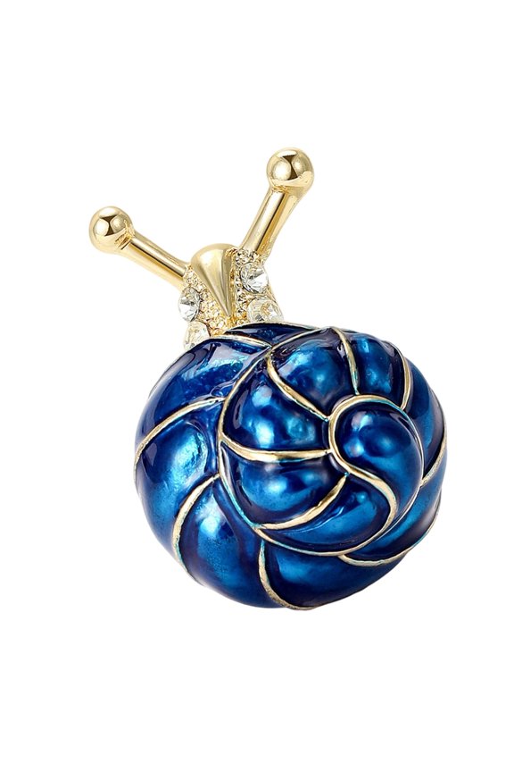 YIEMEEN Elegant Styles Enamel Snail Brooch Art Jewelry Pieces