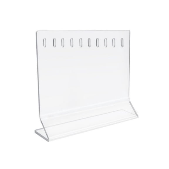 YIEMEEN Excellent Acrylic Baits Display Rack With 10 Openings Clear Fishing Baits Holder For Neat Arrangement And smooth Build