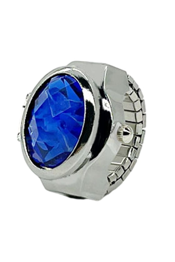 YIEMEEN Fashionable Finger Watch Elastic Strap Watches Finger Jewelry Clock Unique Finger Rings Watch Shape Rings Alloy Material