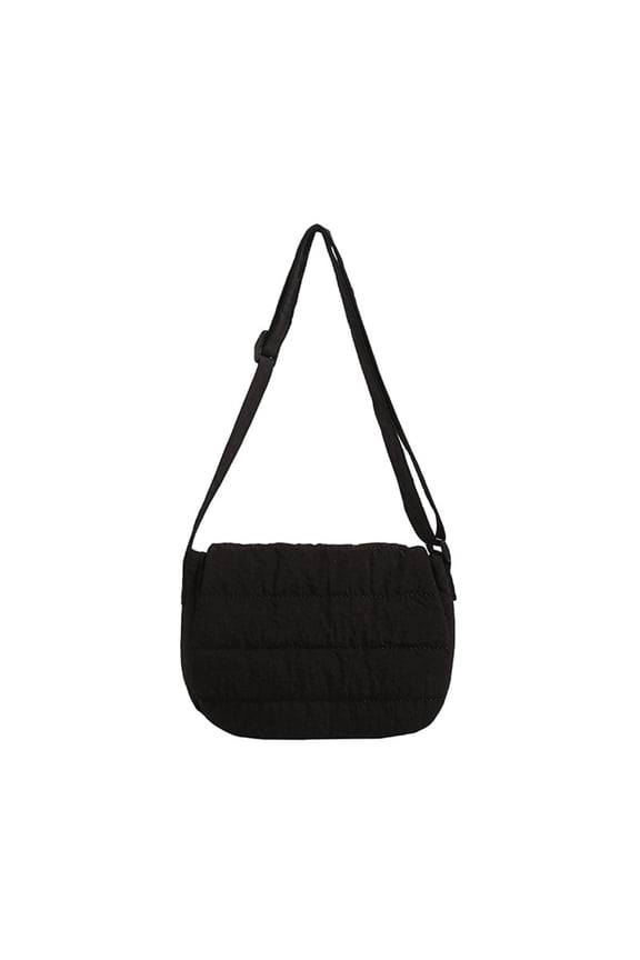 YIEMEEN Fashionable Quilted Down Cotton Crossbody Phone Bag For Women Casual Shoulder Purse Underarm Bags for Student