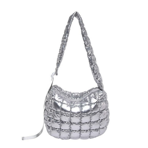YIEMEEN Fashionable Quilted Shoulder Bag for Women Soft Puffer Satchel Crossbody Bag