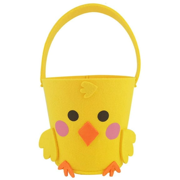YIEMEEN Felt Basket for Kids and Family Holiday Decoration Gift Bag Easters Accessories