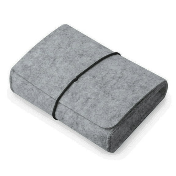 YIEMEEN Felt Sleeve Power Adapter Bag Pouch for Charger / Mouse for Case Soft Storage for Case