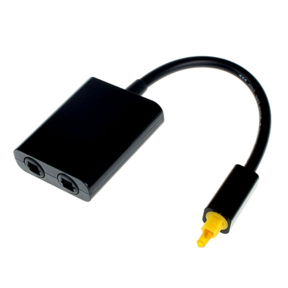 YIEMEEN Fiber Optical Auditory Splitter Cable 1 In 2 Out For Seamlessly Connection