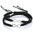 thumbnail image 1 of YIEMEEN Figure 8 Relationship for Infinity Love Matching Bracelets Adjustable Braided Ro, 1 of 18